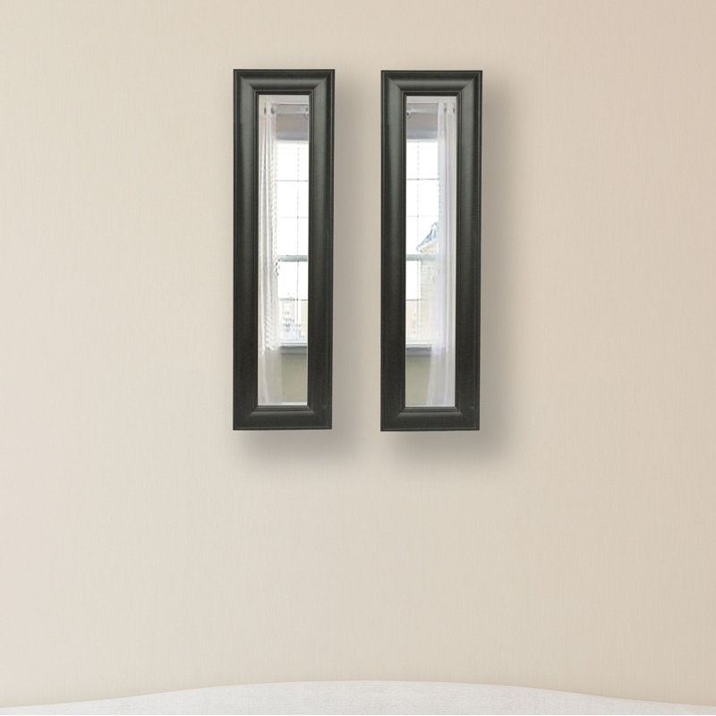 Ensemble de miroirs 4 pièces, H 11 po x l 29 po