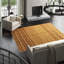 Rag Striped Area Rug in Beige/Brown/Red-40705283