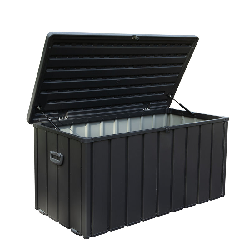 Boîte de rangement extérieure 100 gallons - imperméable, pour serviettes de plage et fournitures