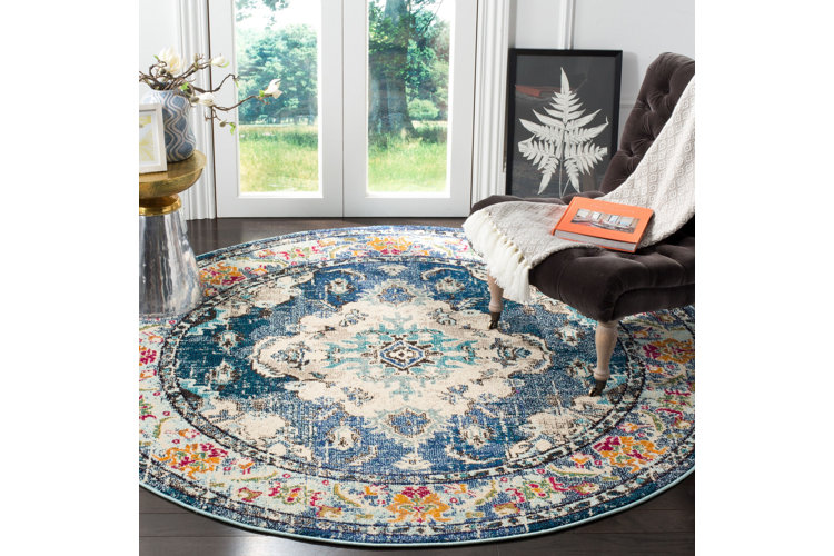 Shop the Best Blue Round Rugs