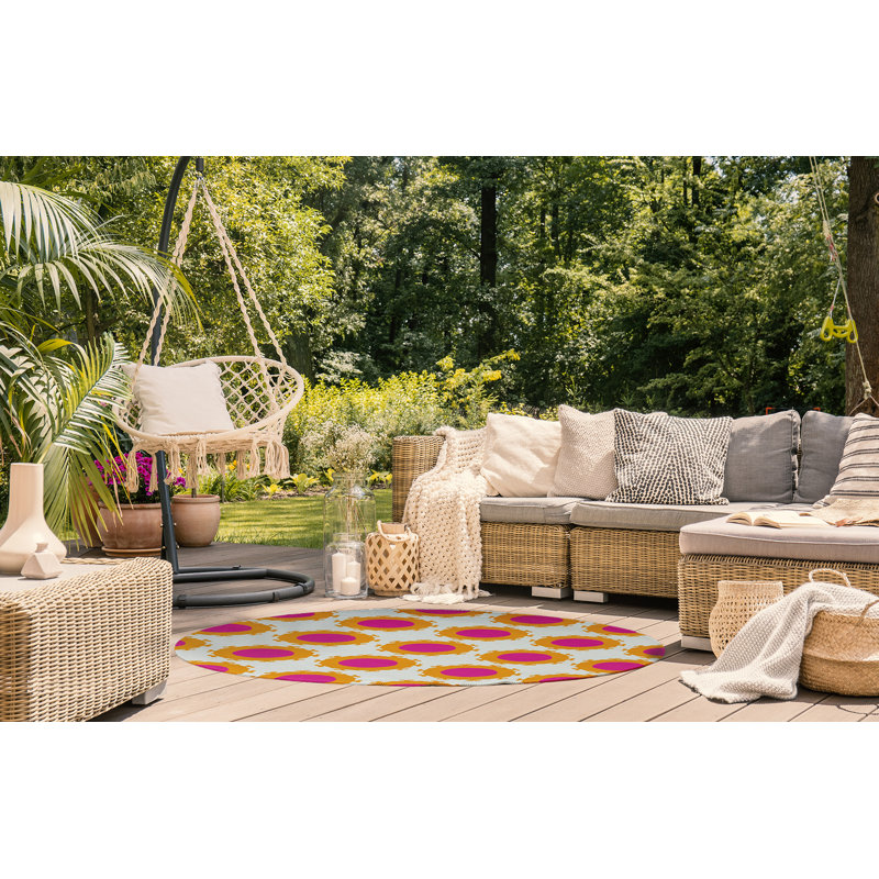 Clairemarie Chenille Geometric Indoor Rug, Rectangle 4' x 6'