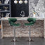 Tabouret de bar pivotant rembourré en velours Masaccio, ensemble de 2-737360317