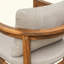 Tabouret d'extérieur en bois avec coussin, ensemble de 2-2045917610