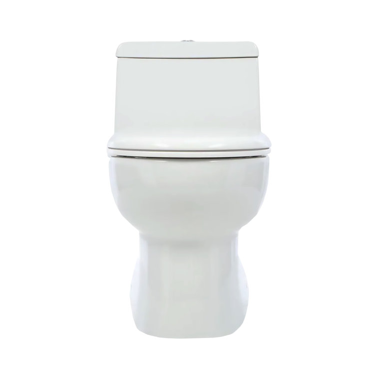 Magic Flush Eco-Friendly One Piece Toilet with a Siphonic Action Dual -  Whitehaus Collection