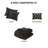 Full/Queen Metallic Heart Soft Microlight Comforter With 2 Shams And 1 Pillow, Fill, Machine Washable Spot Clean, - Labeled, Microfiber Reverse Size 4 Pcs Print, Soft, Filling, Washable-120479082-120479079