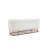 Morganstern Sherpa Fabric Upholstered Oval Storage Bench with Metal Legs