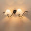 2 - Linen Light Shade Wall Light