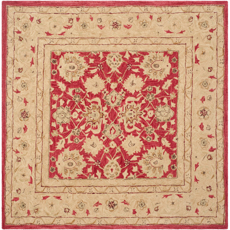 Tingley Hand Tufted Wool Oriental Rug, Square 6'