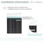 Meuble-lavabo mural 18 po Colmer-1083924183