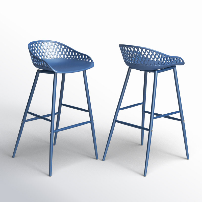 Newark Patio Bar Stool, 29", White