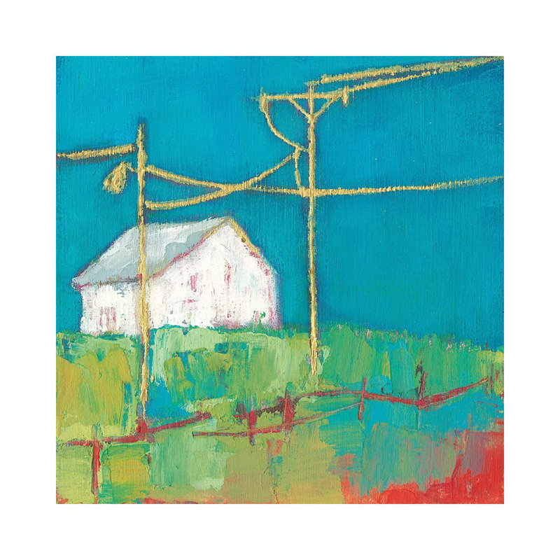 Fon Barn III by Sue Jachimiec - No Frame Gallery-Wrapped Canvas Giclée on Canvas, 66.04 cm H x 66.04 cm W x 1.91 cm D