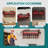 Power Tool Organizer with Charging Station Garage 8 Drill Holders Wall Mount with 8 Outlets-1480725754