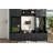 Taneiqua Hall Tree 78.7'' Wide with Bench 4-in-1 hall tree a hanging entrance shelf, a storage rack, 7 hangers and 4 lockers-213582146