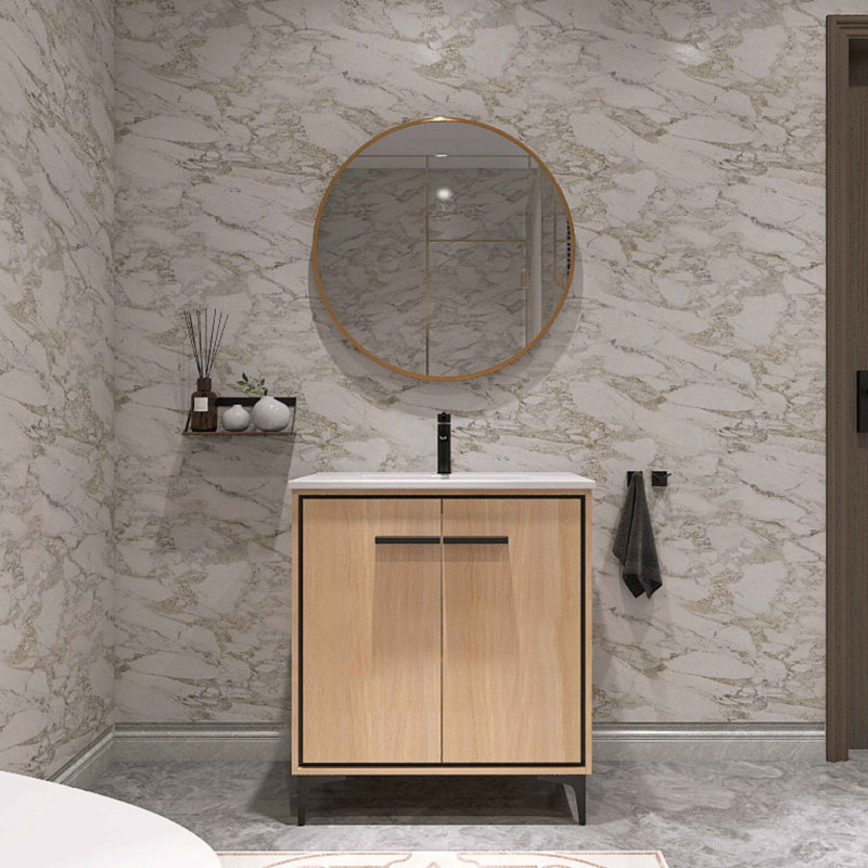 Meuble-lavabo simple avec plateau Cimitrio 30,03