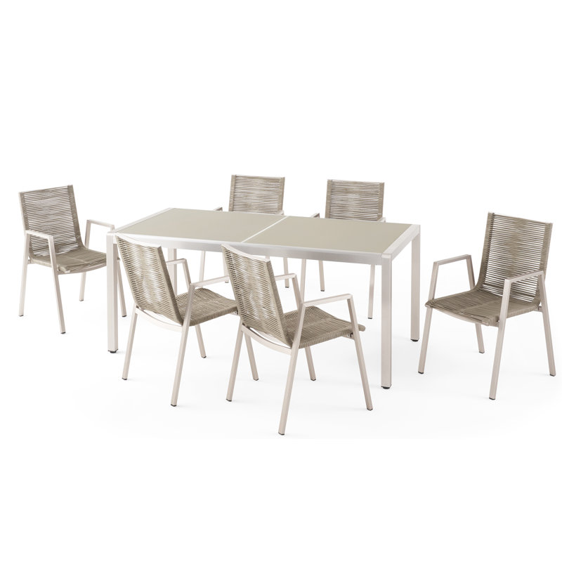 Ensemble repas 7 pièces Malaspina