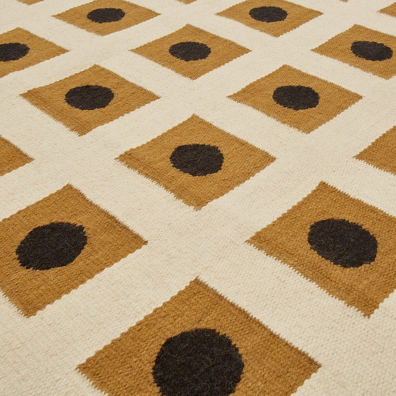 Bond Hand Woven Wool Geometric Area Rug