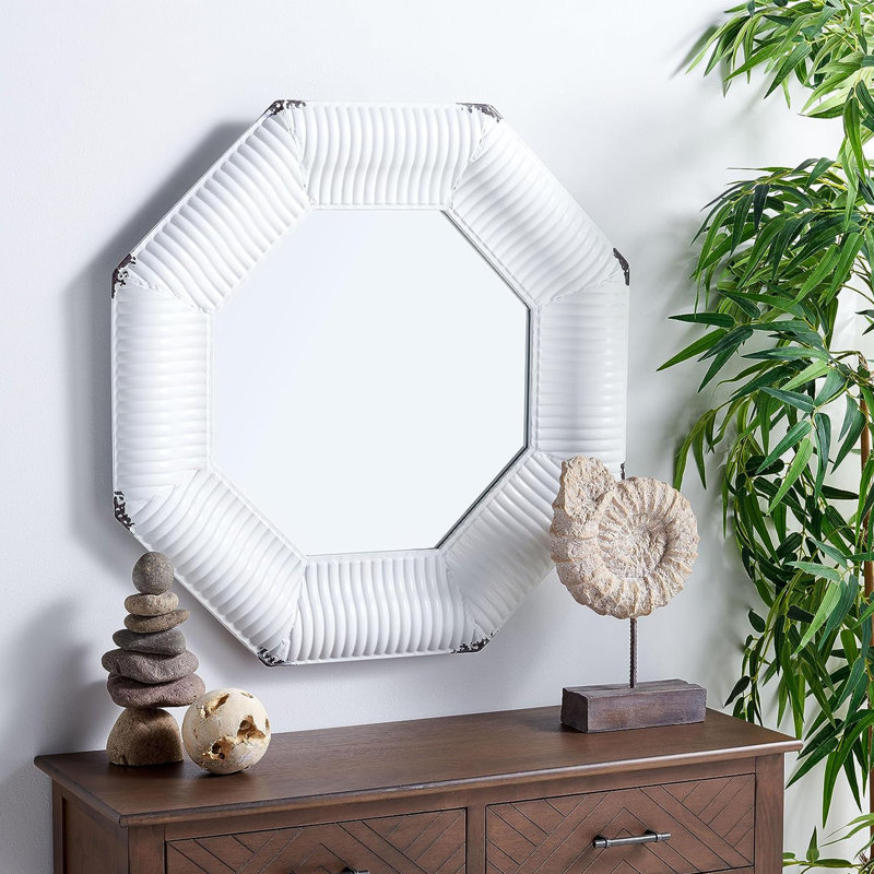 Dorrie Metal Flat Wall Mirror