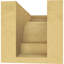 New Brighton cèdre brut grain de bois TimberThane Corbel, apprêté brun clair-88292401