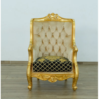 Luxor Tufted Wingback Chair