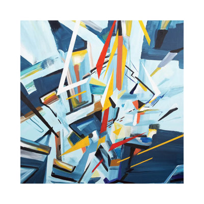 Buildings by Piero Manrique - Wrapped Canvas Painting