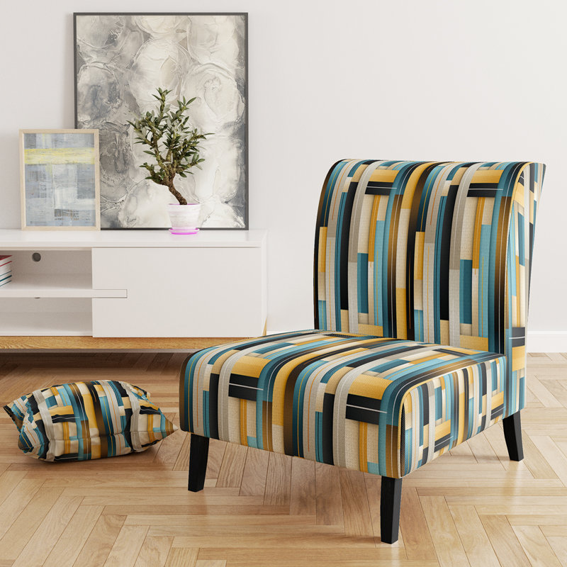 Fauteuil de chambre Serene Stripes - Rembourré