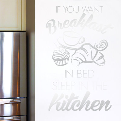 Food & Beverage Non-Wall Damaging Wall Decal