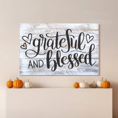1pc, art mural encadré, gratitude et bénédiction, décoration en forme de cœur, impression artistique de style rétro, affiche murale rétro, cadeau parfait pour une œuvre d'art moderne dans un salon