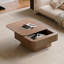 Table basse en bois avec rangement-120868002