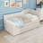Upholstered Daybed with Trundle and Drawers-60993263-60993261