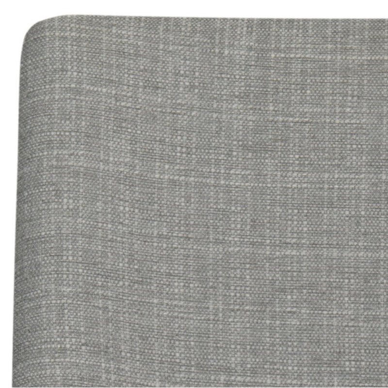 20'' H Metal Armchair, Gray Linen