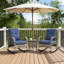 Ensemble de balcon, 3 pièces de mobilier de patio en osier-1261102640