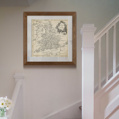 " Map Of England & Wales "