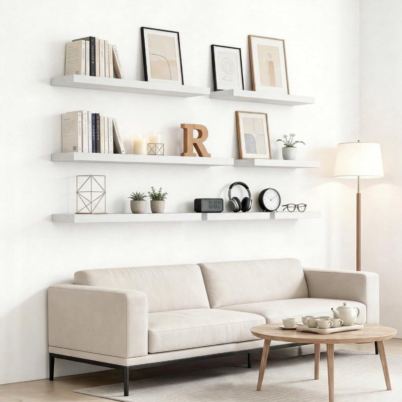 3.8cm H x 80cm W Bookcase