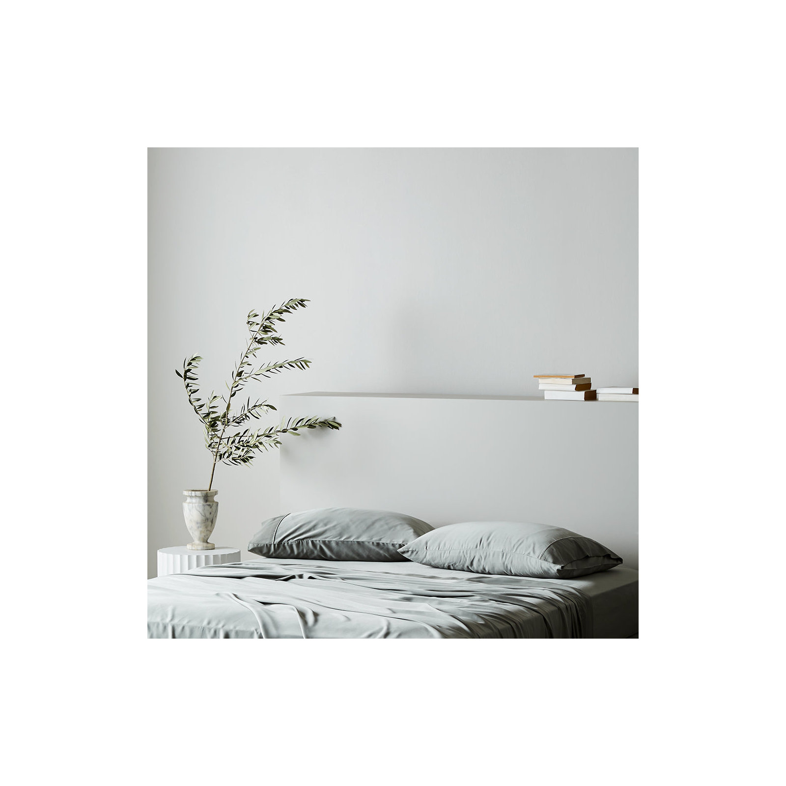 Signature Sateen Pillowcase, King Pillowcase + Pillowcases 2 King, Sage