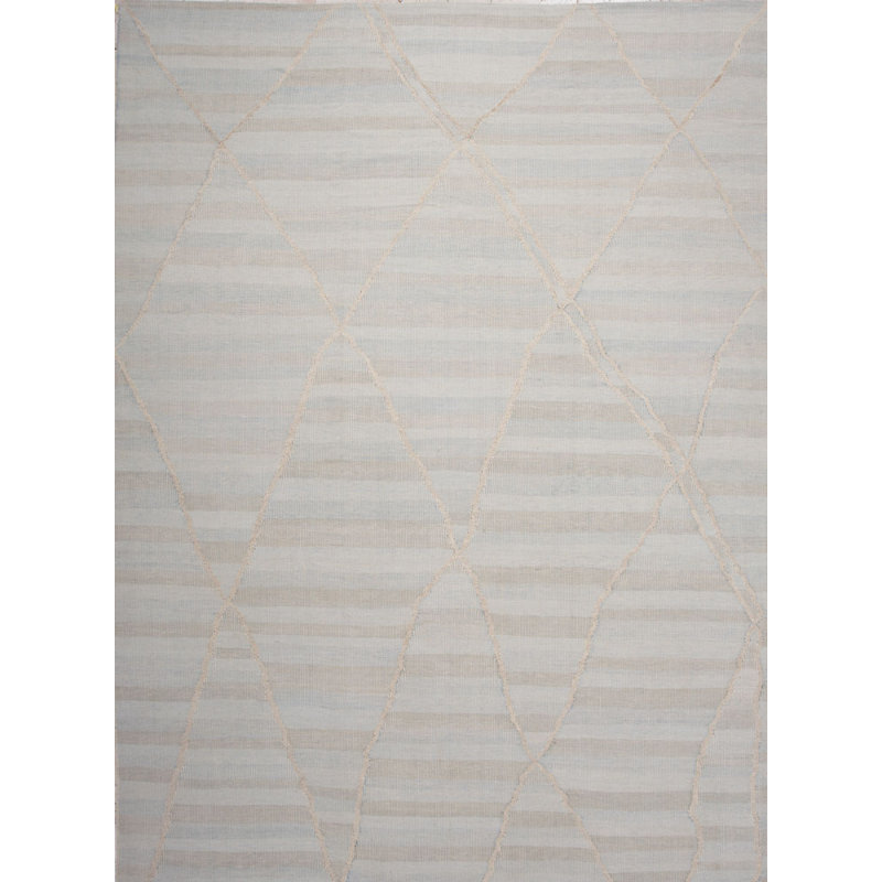 Geometric Area Rug in Beige