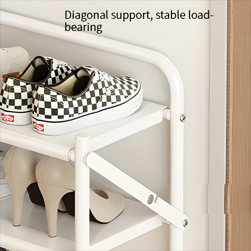 Pull-Out Shoe Rack - Foldable Dust-Proof Shoe Storage Shelf With Easy Assembly