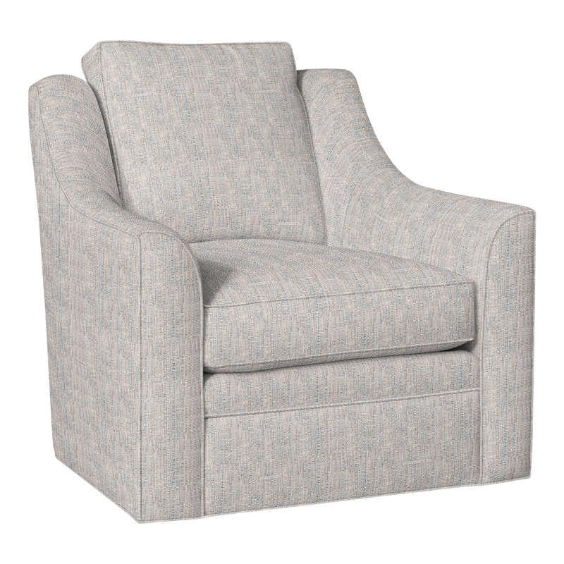American Bungalow Nicholas Barrel Back Swivel Chair, Perigold Poros Sky