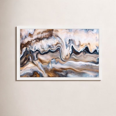 Copper and Blues Painting by Oliver Gal