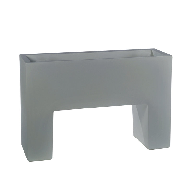 Muro Self-Watering Resin Planter Box, Steel