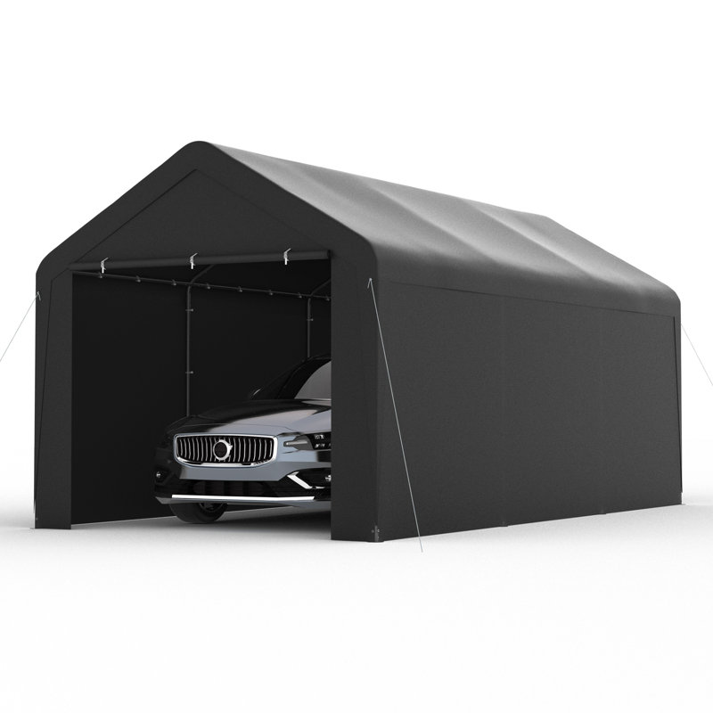 10 Ft. W x 20 Ft. D Canopy, Black