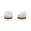 Fauteuil de patio rembourré à tissage profond 35,5 po Demars