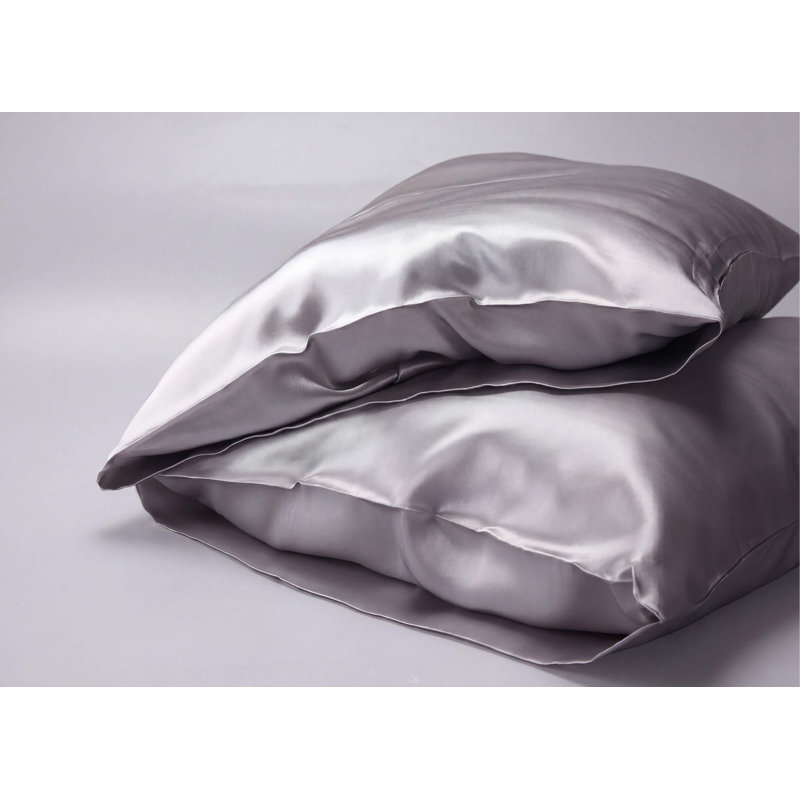 Taie d'oreiller Vesta 100 % soie de mûrier de qualité 6A – Certifiée OEKO-TEX, moins de frottements pour les cheveux et la peau, naturellement fraîche et respirante, vendue à l'unité