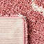 Tapis rose / blanc à motif géométrique Bertille-453756305