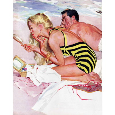 No Woman Is Worth It Print on Wrapped Canvas
