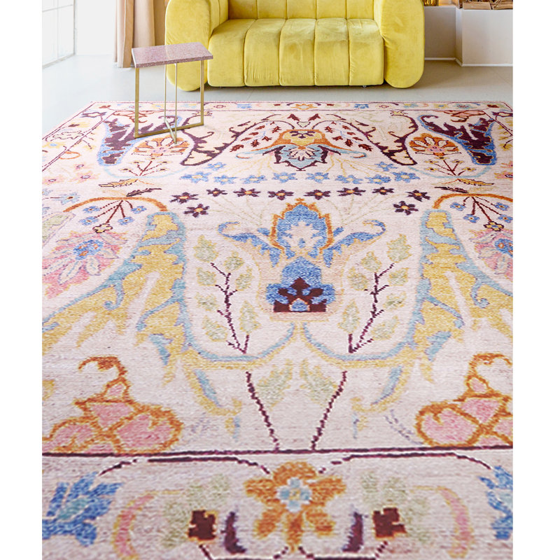 Floral Area Rug, Rectangle 8' x 10'