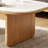 White Solid Wood Sintered Stone Coffee Table