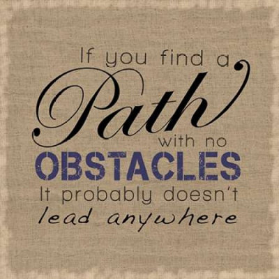 «No Obstacles» par Lauren Gibbons (24 X 24) # GLSQ007