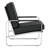 Abrham Faux Leather Armchair-2104234308