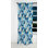 Carreaux bleu côtier géométrique - Rideau abstrait - Rideau géométrique occultant - 1 panneaux
