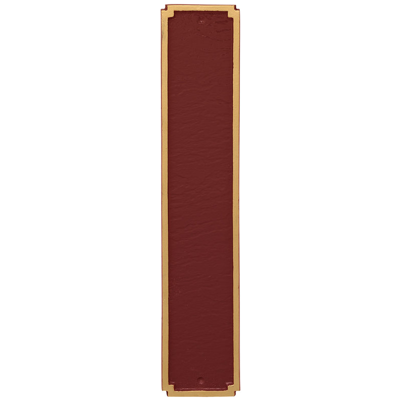 Madison Column Address Sign Plaque, Yes